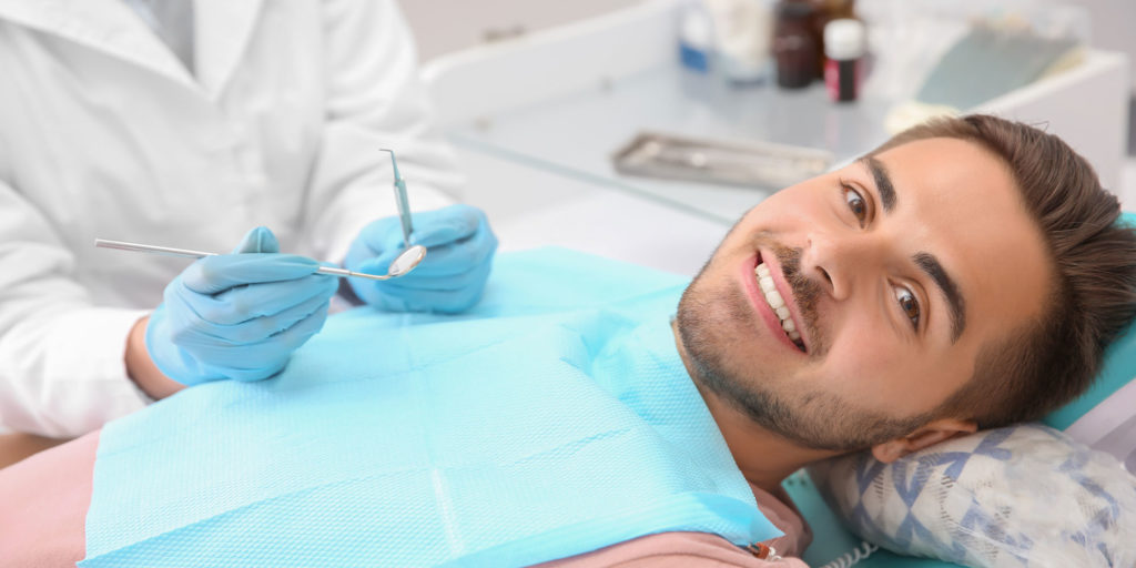 patient undergoing dental procedure